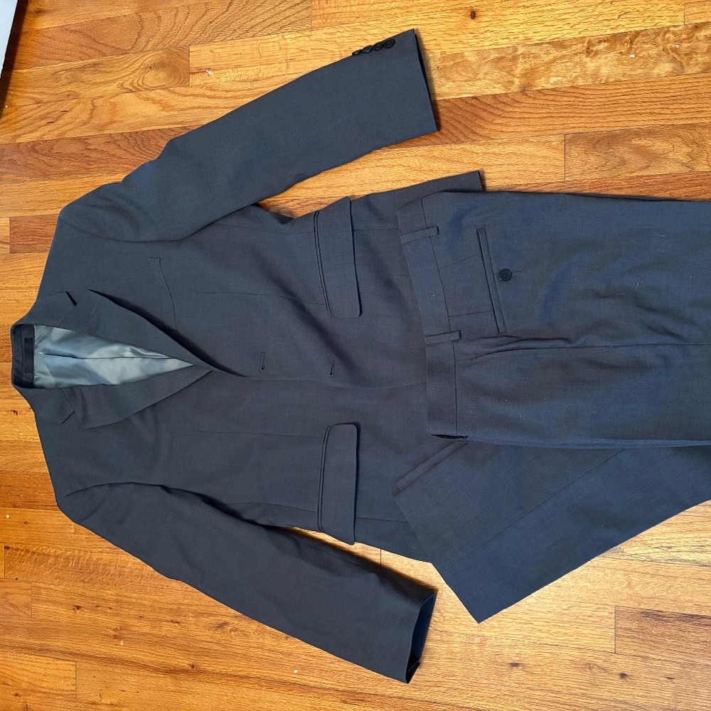 Marc New York Charcoal Suit 36S - 30W/29L pants